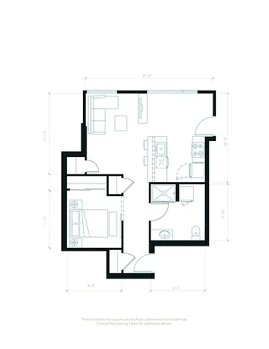 Floor plan Live / Work A