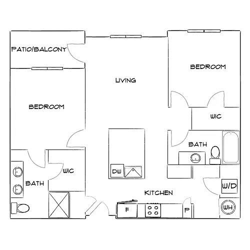 Floor plan Design 2B