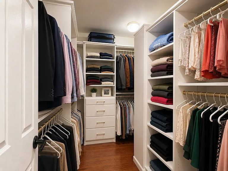 New Built Walk in Closet