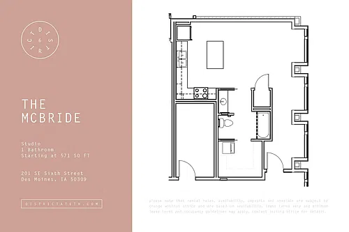 Floor plan McBride