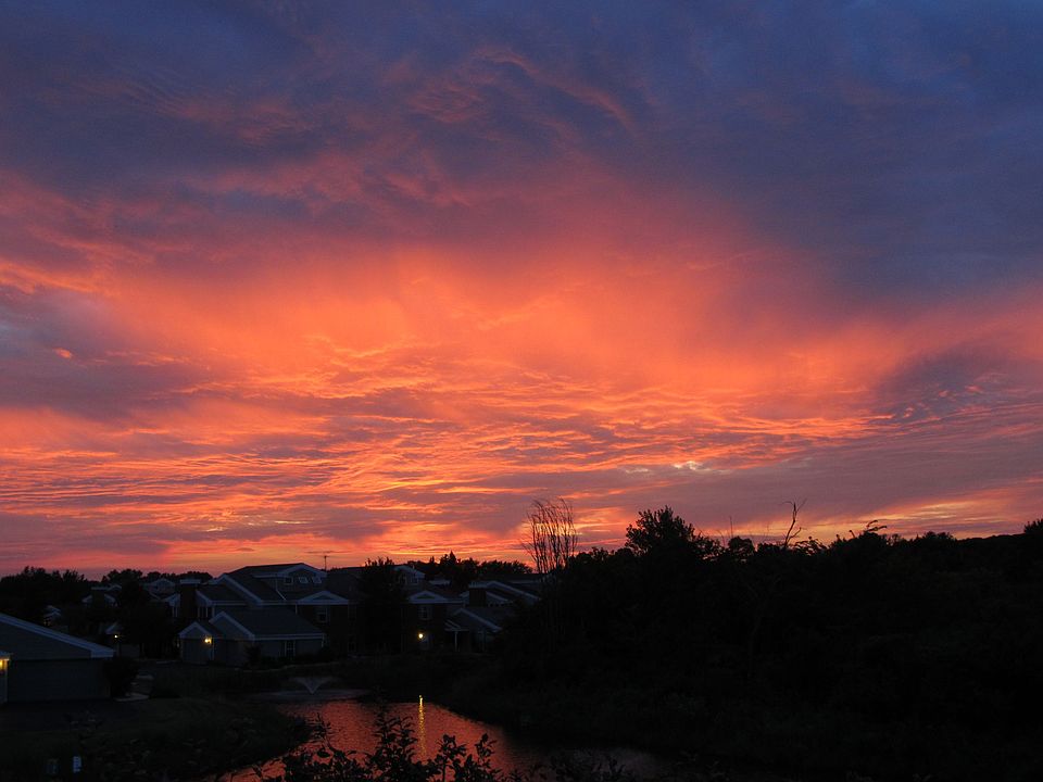 Sunset from balcony