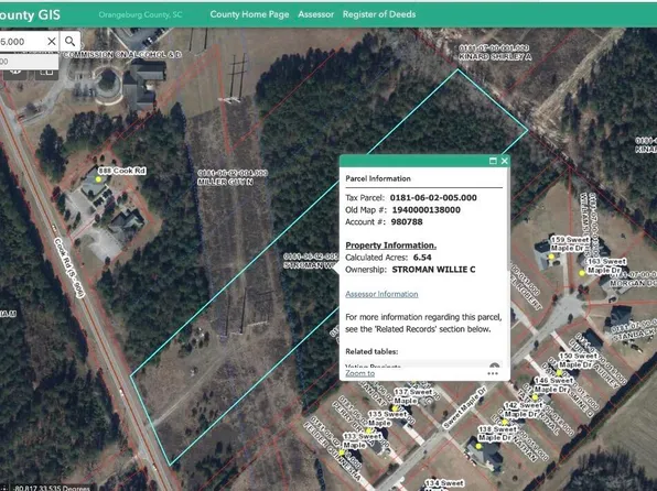 0 Cook Rd, Orangeburg, SC 29115