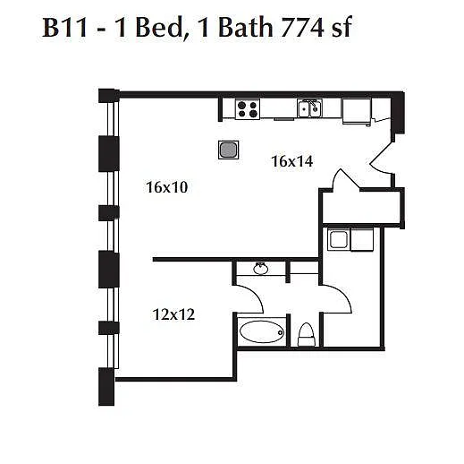 Floor plan B11