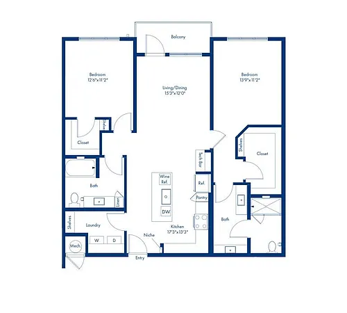 Floor plan B15