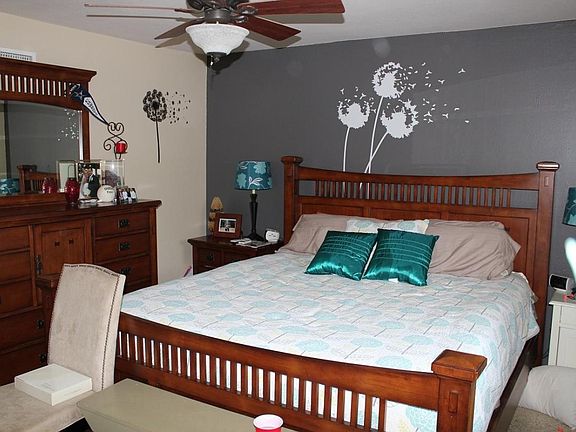 Master bedroom (walls have been repainted neutral colors)