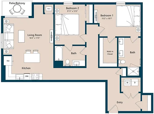 Floor plan B10
