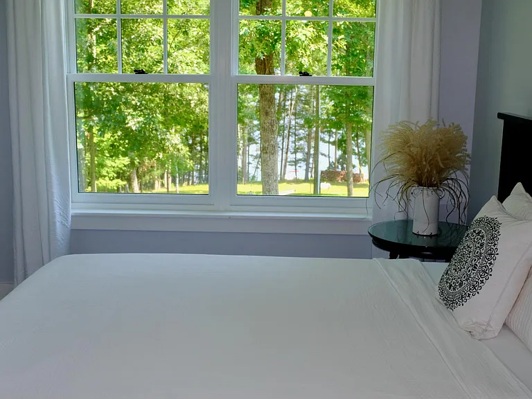 Bedroom with view of Little Bay