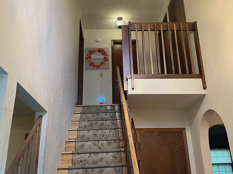 View upon entering