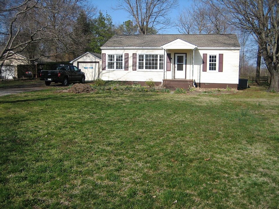 Front of House and Garage
