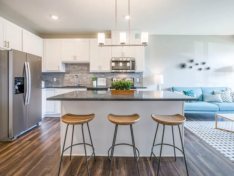 Entertaining is easy when you have a kitchen this spacious.