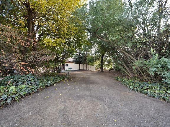 One of the two entrances to the property