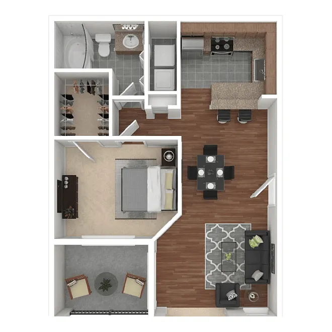 Floor plan Cypress - East