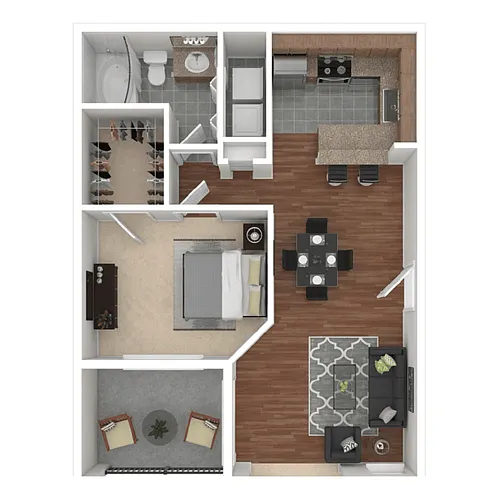 Floor plan Cypress - East