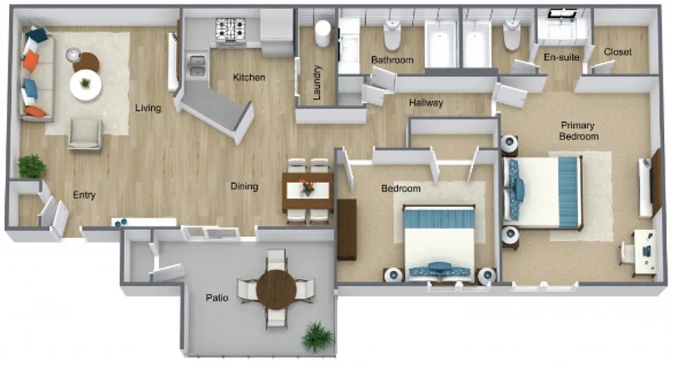 Floor plan B1