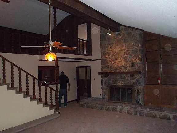 great room with fire place