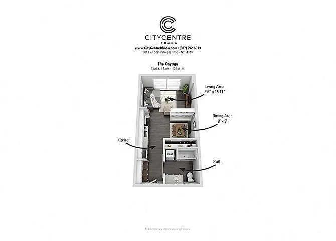 Floor plan Cayuga