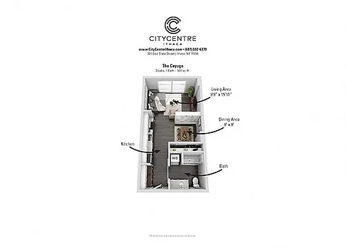 Floor plan Cayuga