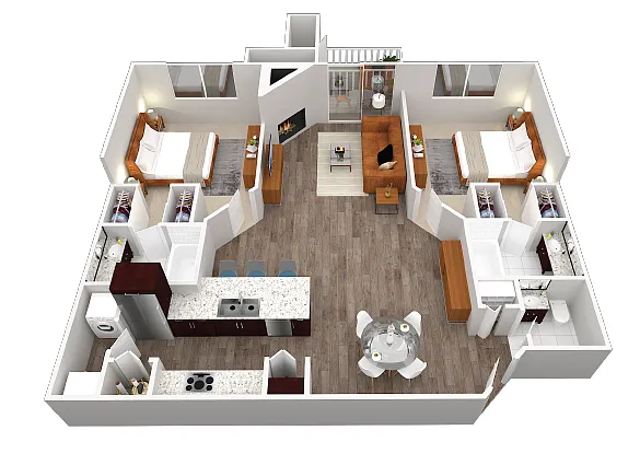 Floor plan The Parkway-Renovated