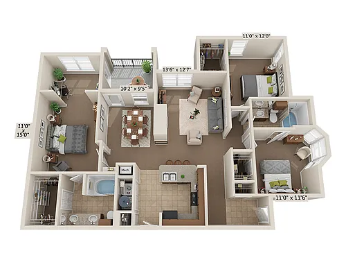 Floor plan C1