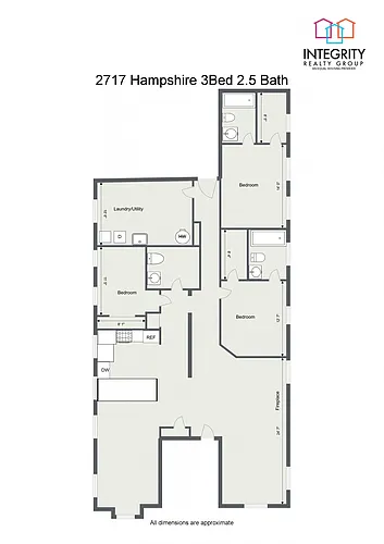 Floor plan Kurtland, 3 Bedroom 2.5 Bath
