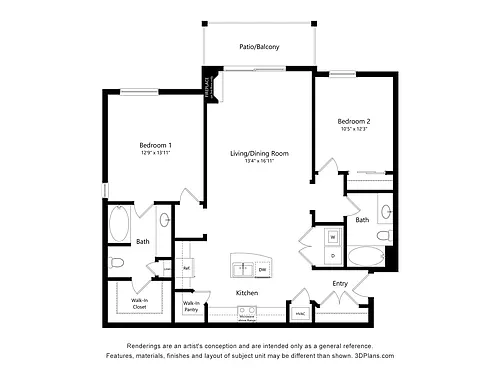 Floor plan B3