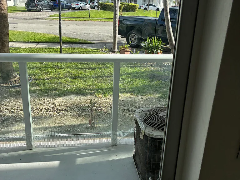 LOOKING OUT FROM LIVING ROOM