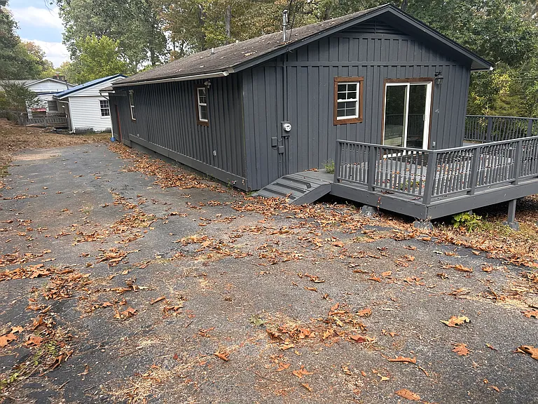 back of house/second driveway