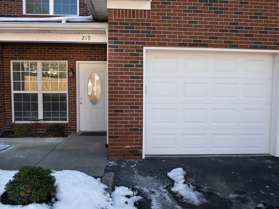 Front Entrance with attached garage.