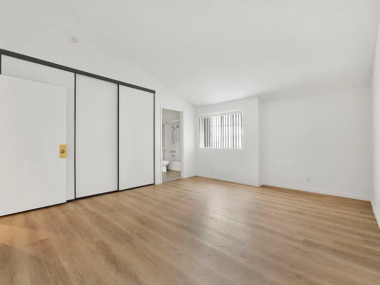 Master bedroom - Two large closets on both sides of the wall