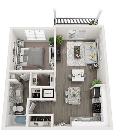Floor plan A-1-S