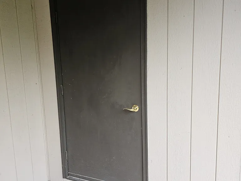 Private closet off front porch