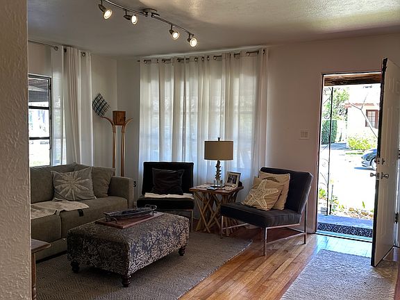 living room and front door entrance