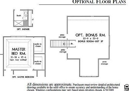 Floor Plan Options