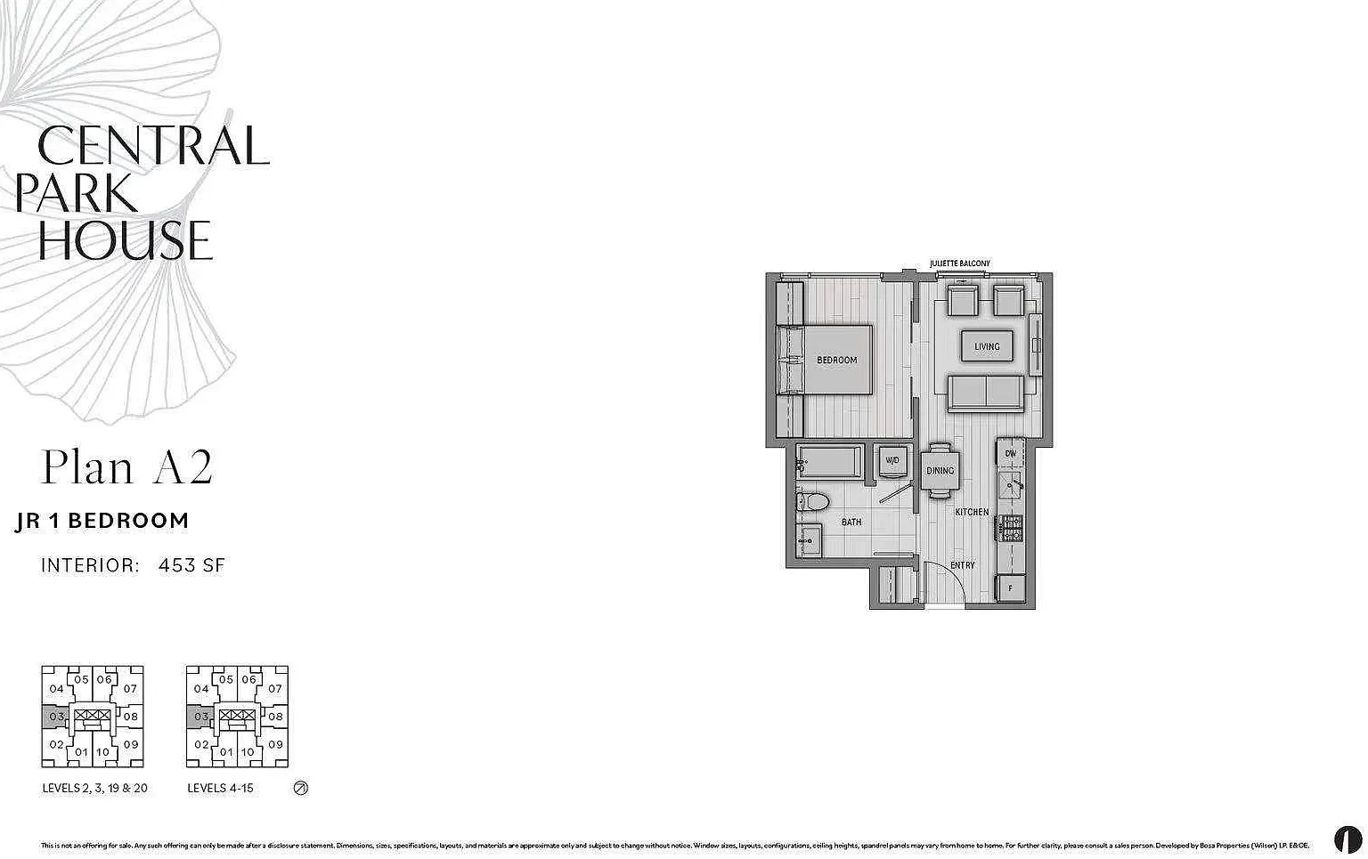 1 bed, 453 sqft, $2,200 — Photo 1