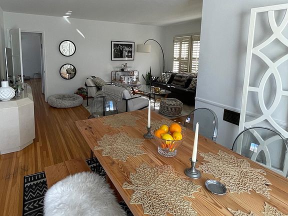 Dining room addresses the living room.