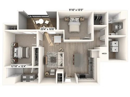 Floor plan B22