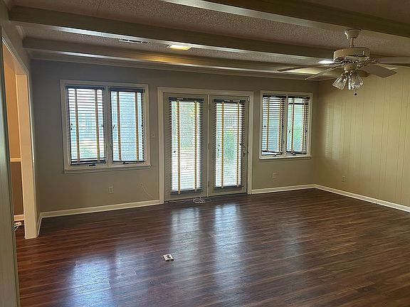 Family room; French doors