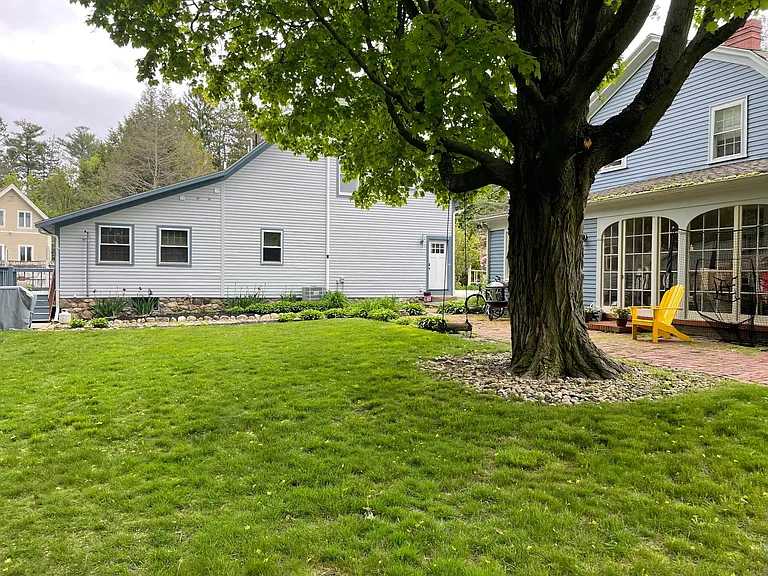 view of properties from yard