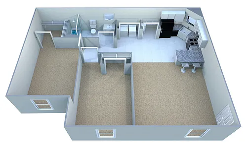 Floor plan Classic Deluxe II - 2BR