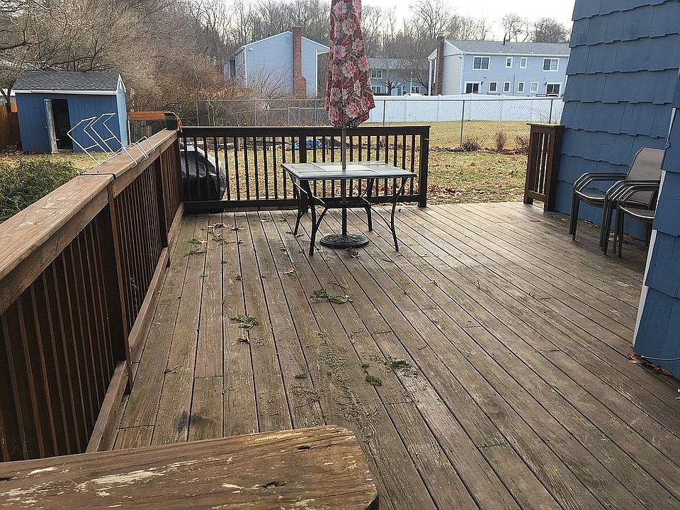 Wooden deck and BBQ pit