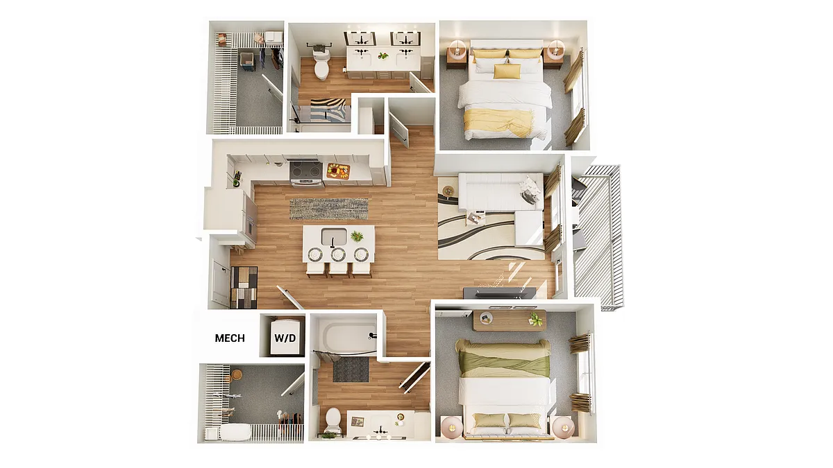 Floor plan B1A
