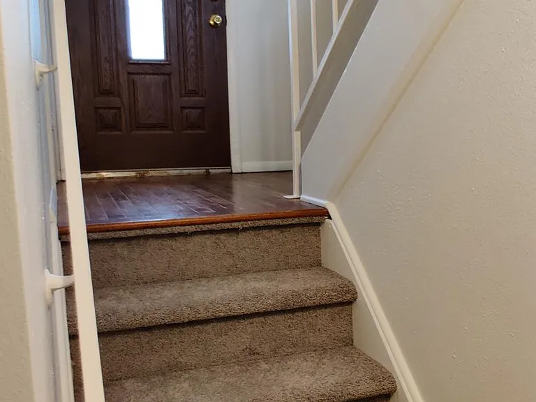 Front door to downstairs