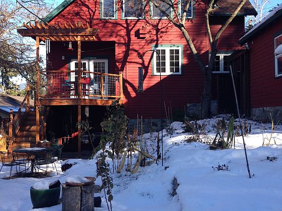back of the house and garden