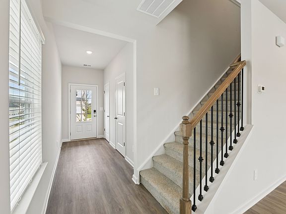 The Dallas floorplan with the Cozy Almond interior package modeled at Hawthorne Station.