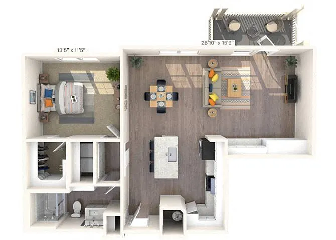 Floor plan Tidewater