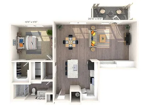 Floor plan Tidewater
