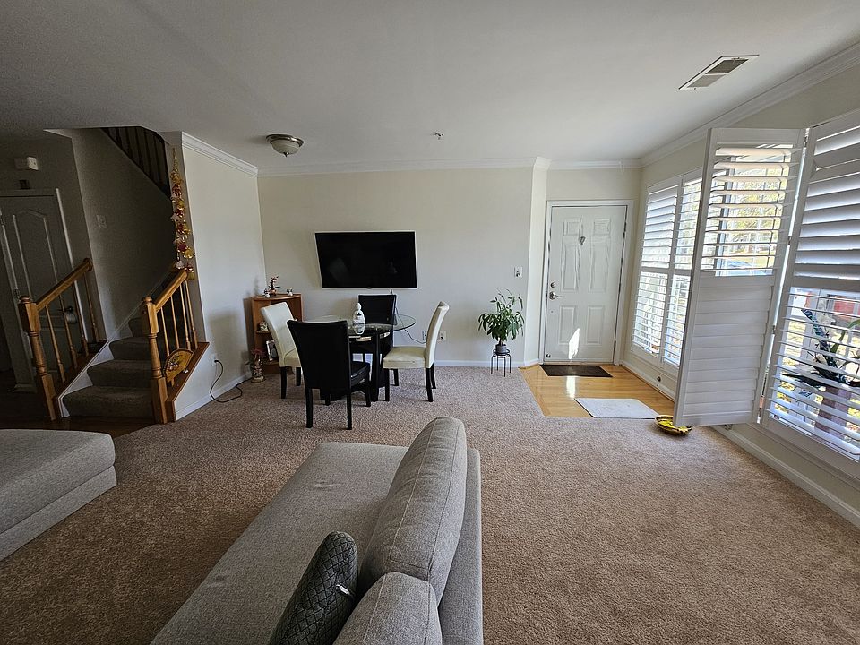 Living area featuring large windows