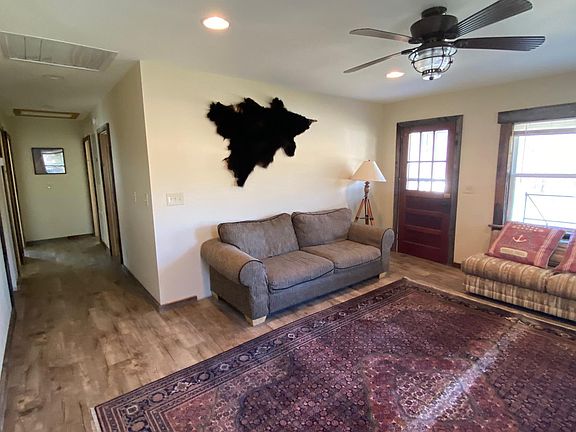 living room and hall