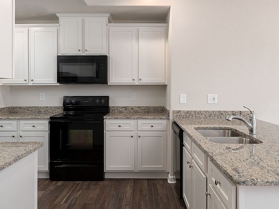 Gorgeous kitchen with beautiful granite counters