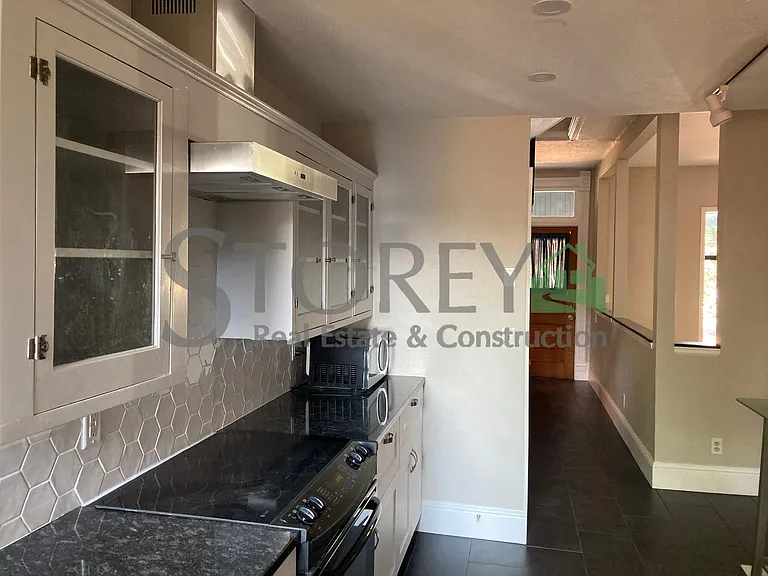 Kitchen looking to front entrance